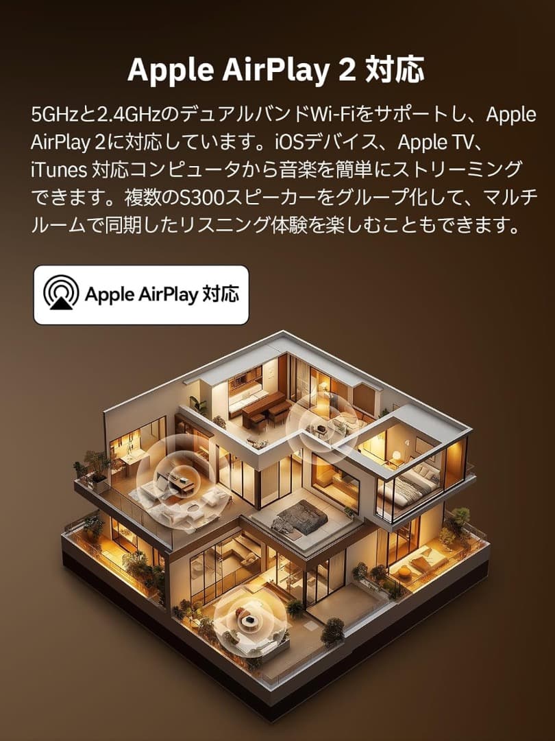 【新品未開封】Edifier S300 ワイヤレススピーカー ブラック