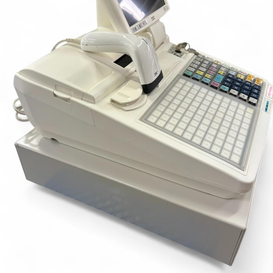 TEC東芝テック FS-2055 レジスター バーコードリーダー付 動作確認済②