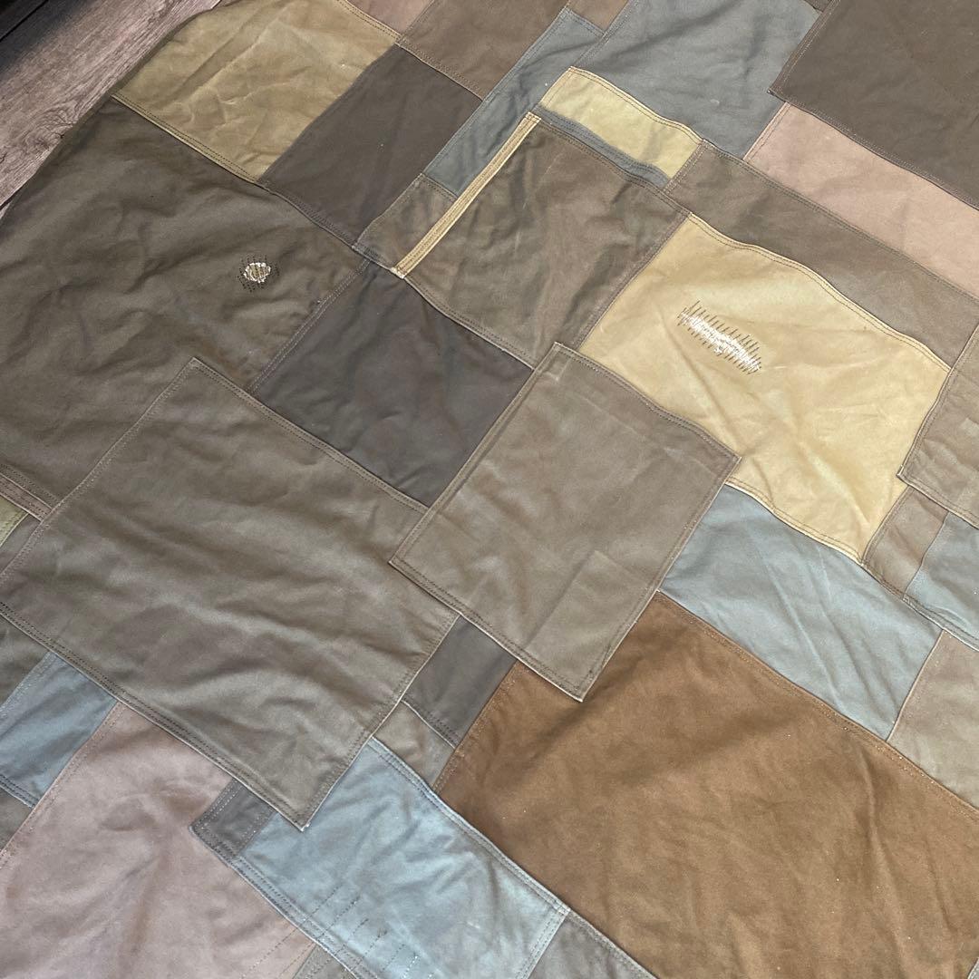 希少リミテッドエディション パッチワークミリタリカーペット