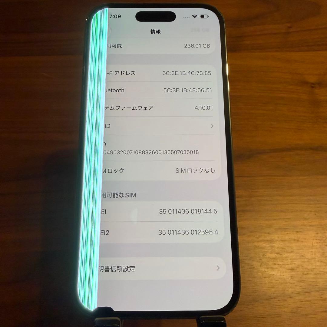 iPhone14 Pro 256GB ディープパープル　ジャンク品