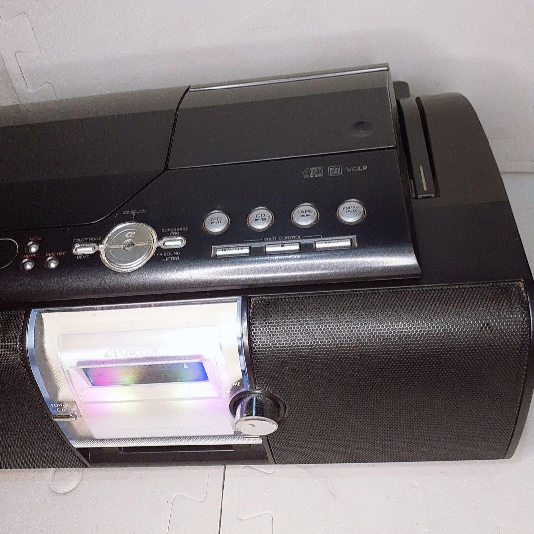 【レア】VICTOR RC-L1MD-8 ブラック CD・MD・ラジカセ