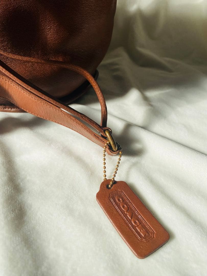 mi-kn 美品 COACH オールドコーチ 9929 巾着ショルダー