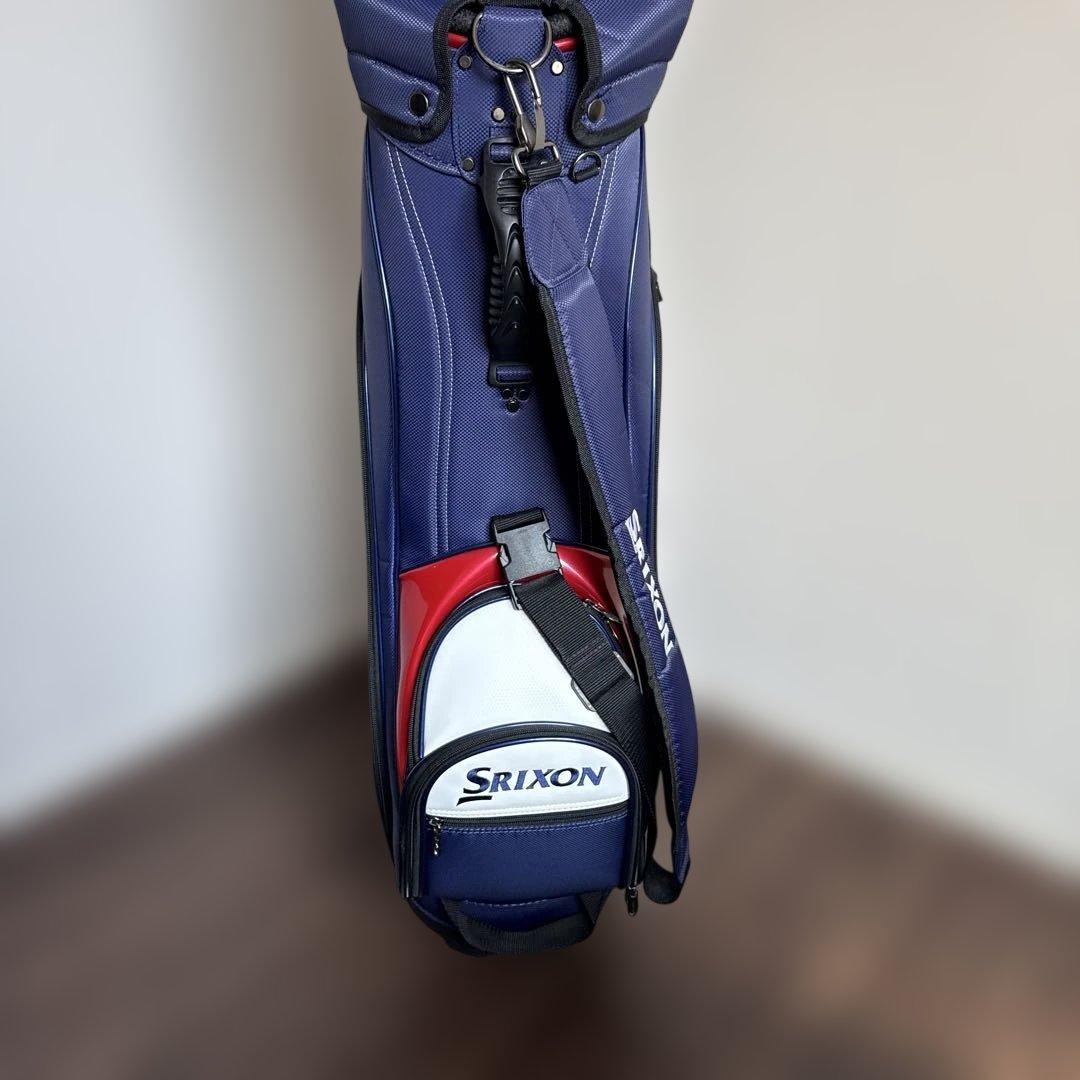フード付きSRIXON キャディバック 9.0型 トリコロール3.1kg 新品