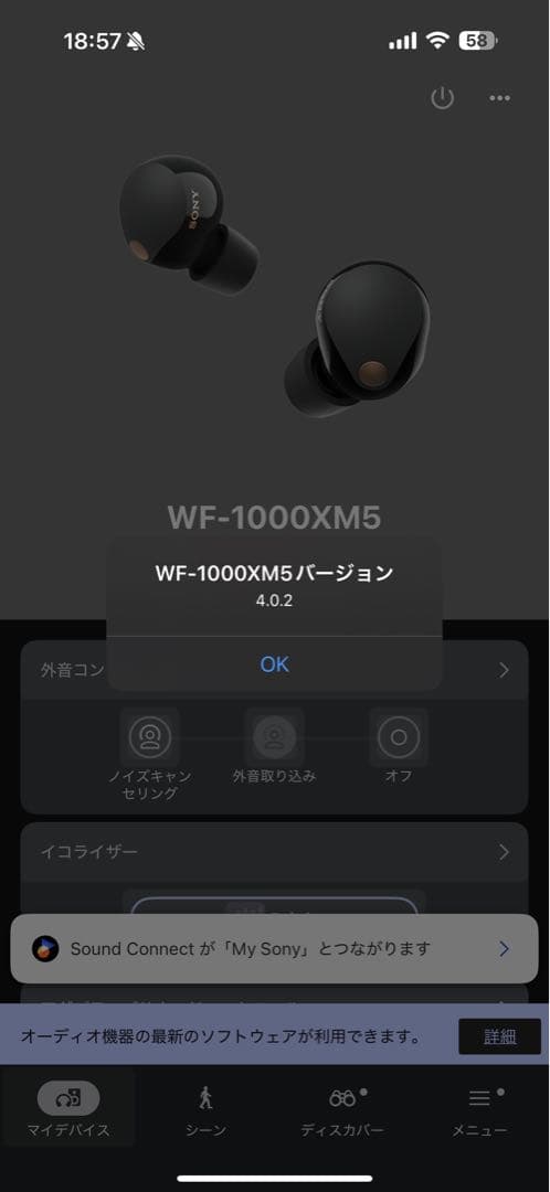wf1000xm5 右耳 (各サイズイヤーピース付き)