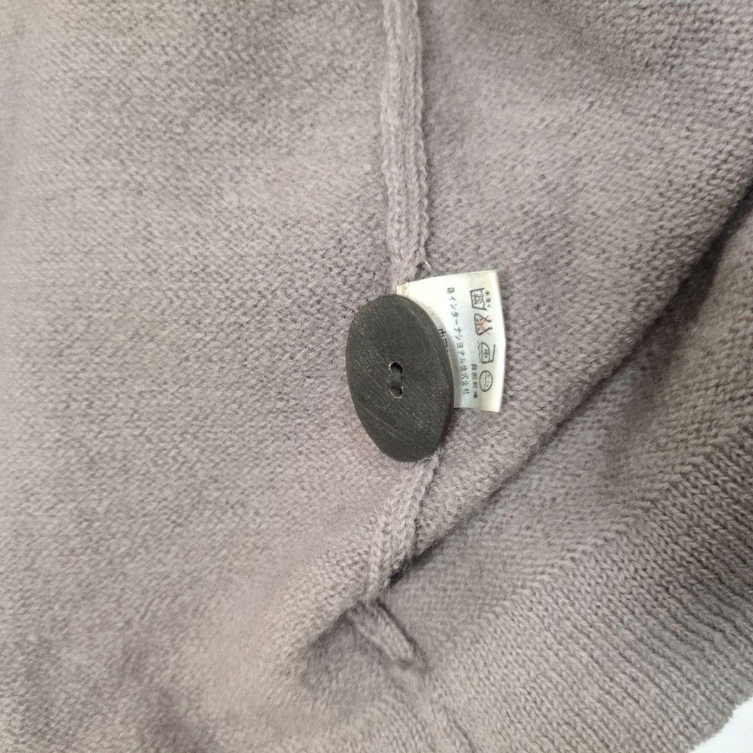 萌 MOYURU センソユニコ ウール ロングコート ポンチョ 刺繍 ゆったり