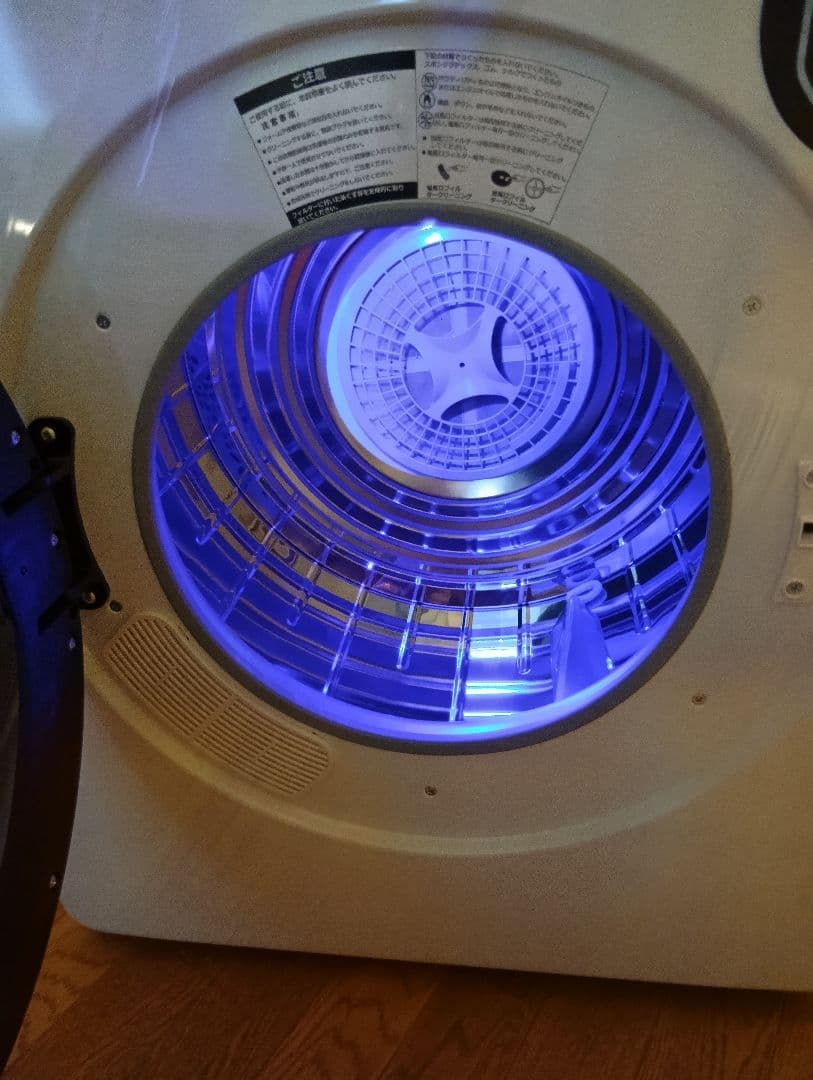 【ほぼ未使用】yoquna 6.0kg 回転式　衣類乾燥機