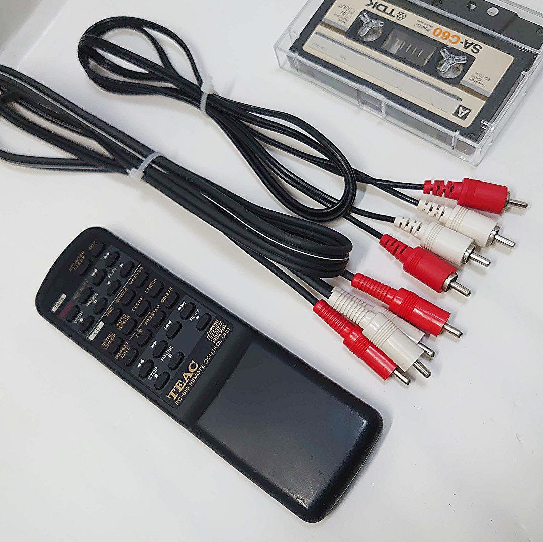 【TEAC】 AD-500｜CDプレーヤー＋カセットデッキ｜一体型｜リモコン付属