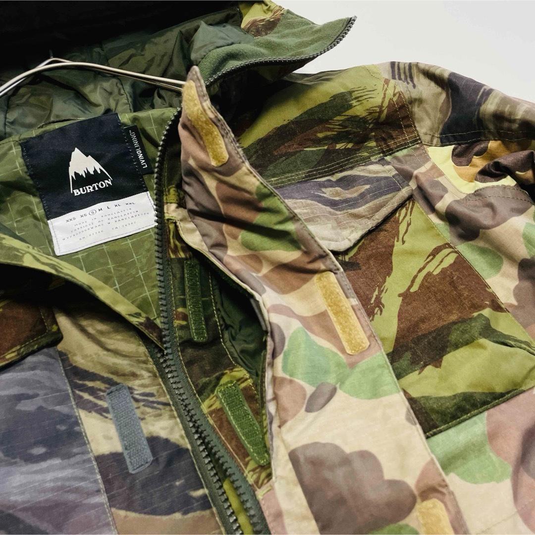 6717【美品】バートン　ジャケット　スノボウェア メンズ 迷彩柄　カモフラ