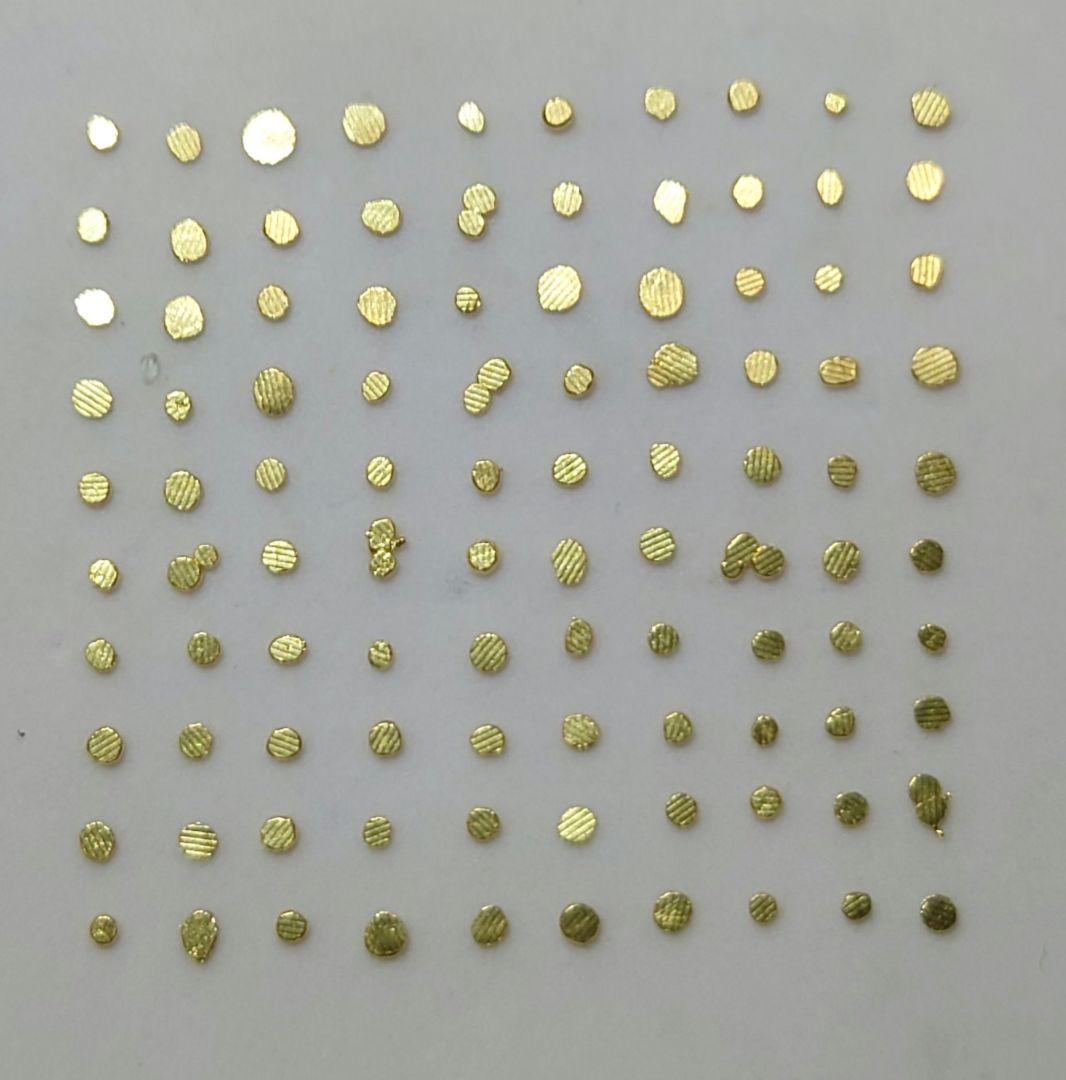 土肥金山 純金粒 砂金 100粒 D