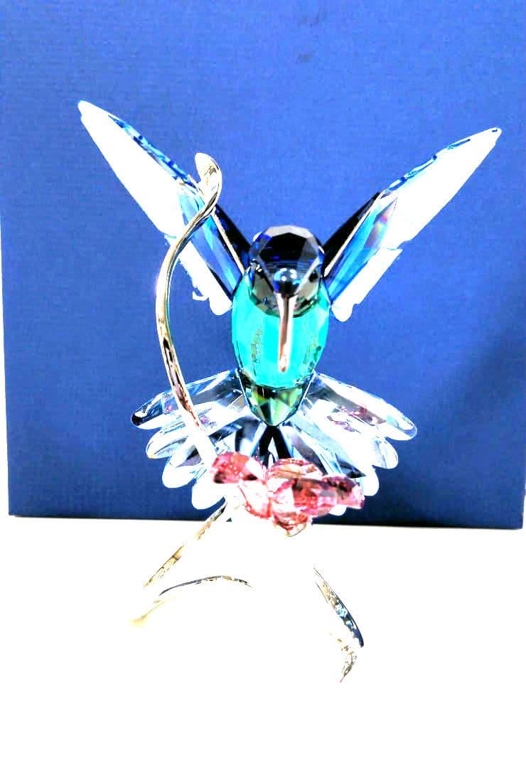 【新品箱付】レアスワロスキー　ハチドリクリスタル