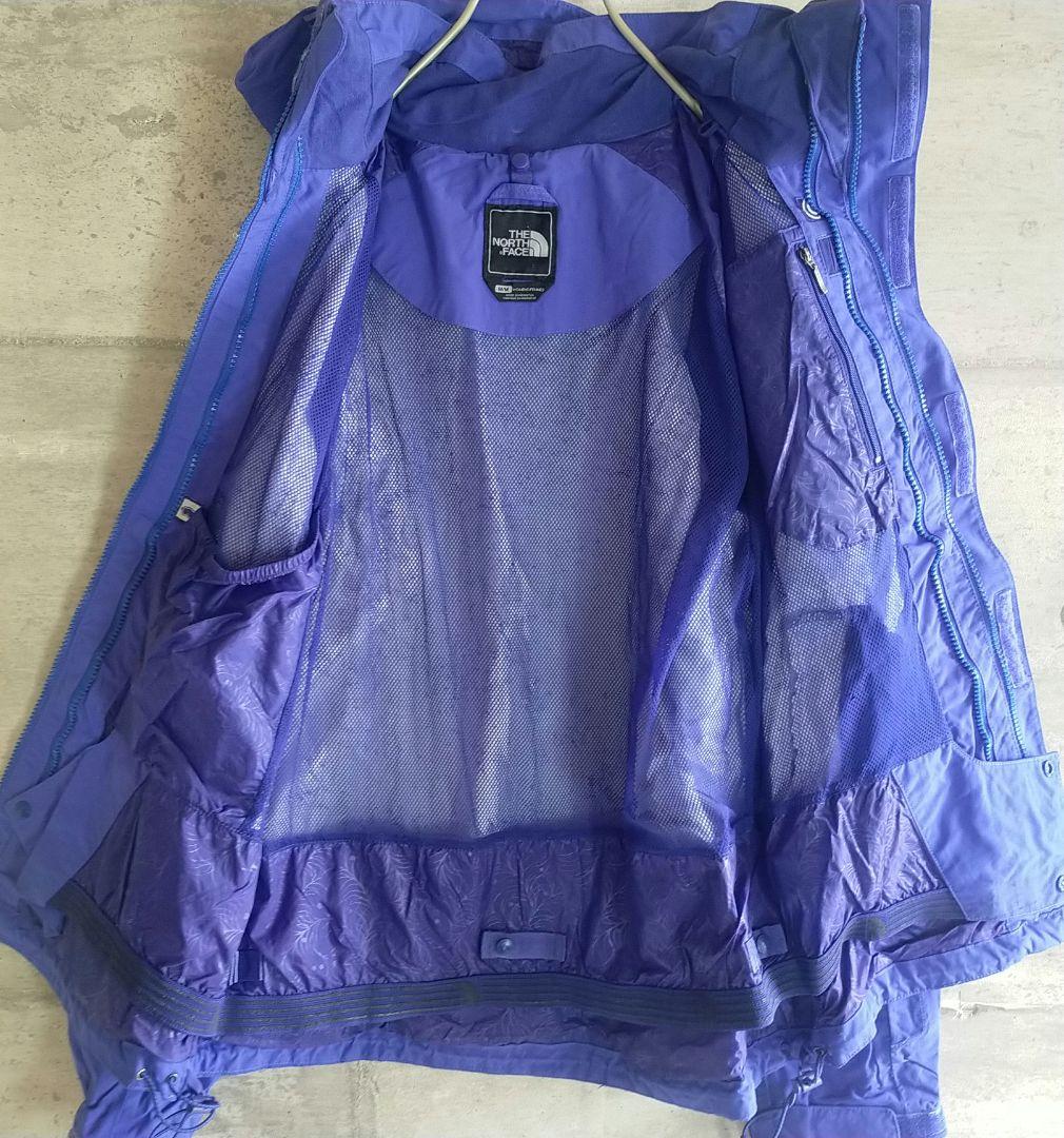 【高機能】US ノースフェイス HYVENT スノーボード ジャケット 青