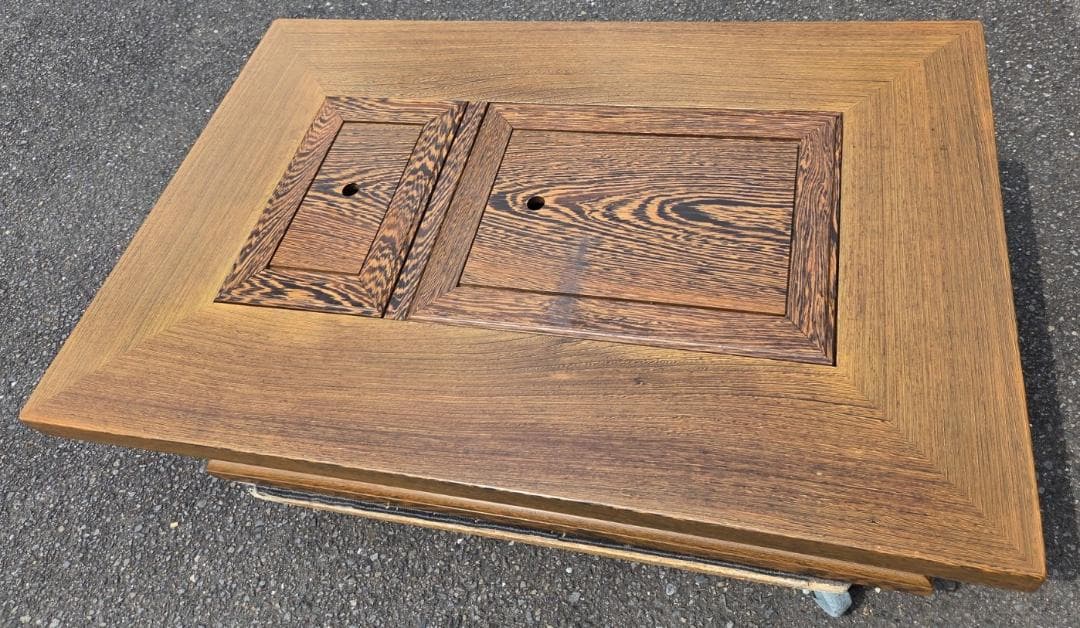 〈たのめる便・現状渡し〉タガヤサン 鉄刀木 角火鉢 長火鉢 囲炉裏