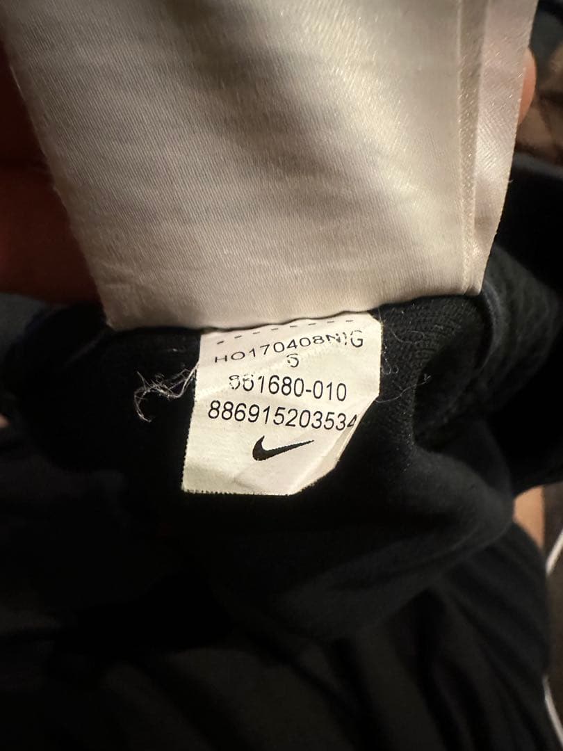 Nike テックフリース　セットアップ　黒 上M 下S