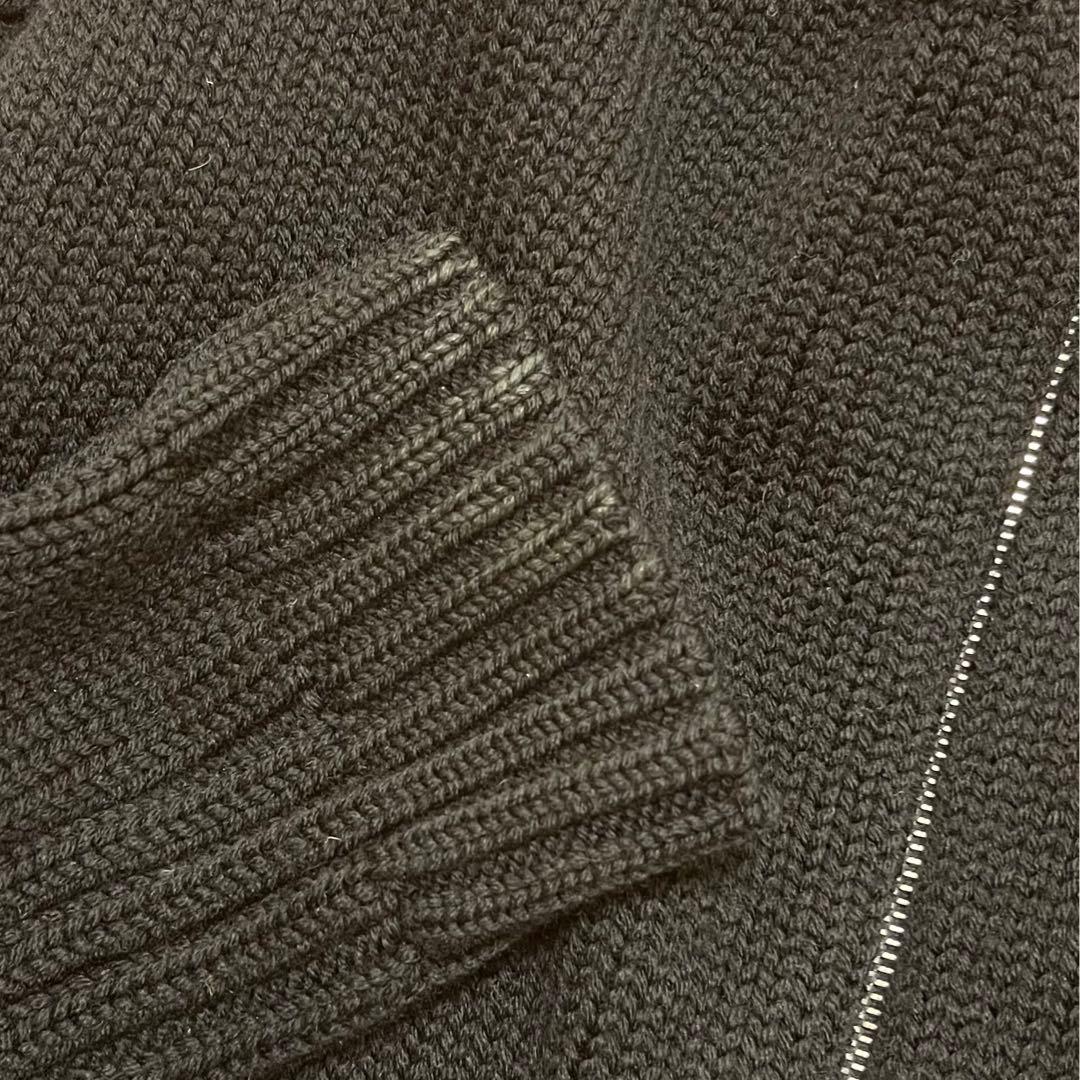 old アニエスベー　オム　90s ウール　ドライバーズニット　ハイネック　黒