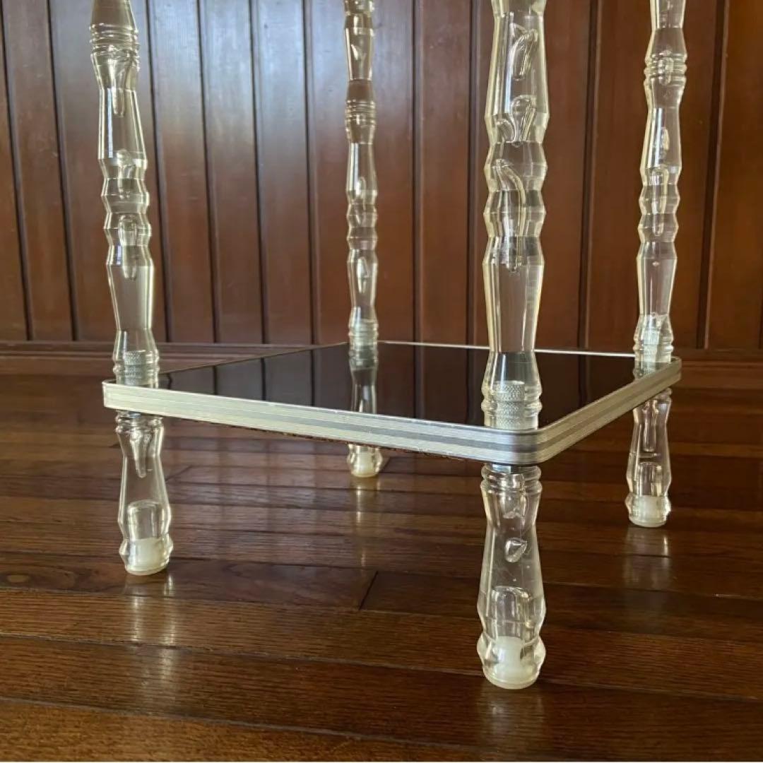 ’70s 昭和レトロ　飾り棚　ブラック　 レトロ家具