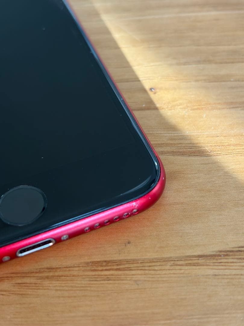 【美品】iPhone SE 256GB RED 第3世代 SIMフリー