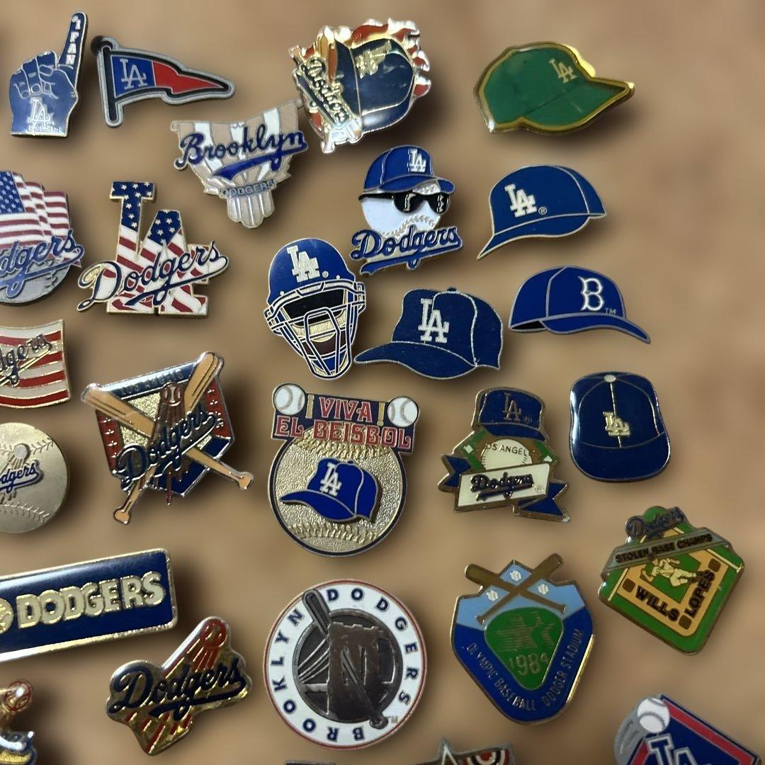 LA ロサンゼルス・ドジャース、野球 ピンバッジ色々☆ まとめ売り☆83個