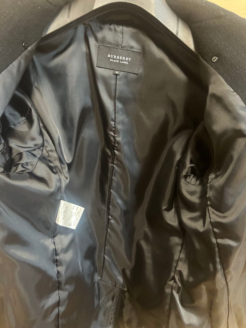 バーバリーブラックレーベル ピーコート　バーバリーチェック　サイズＭ