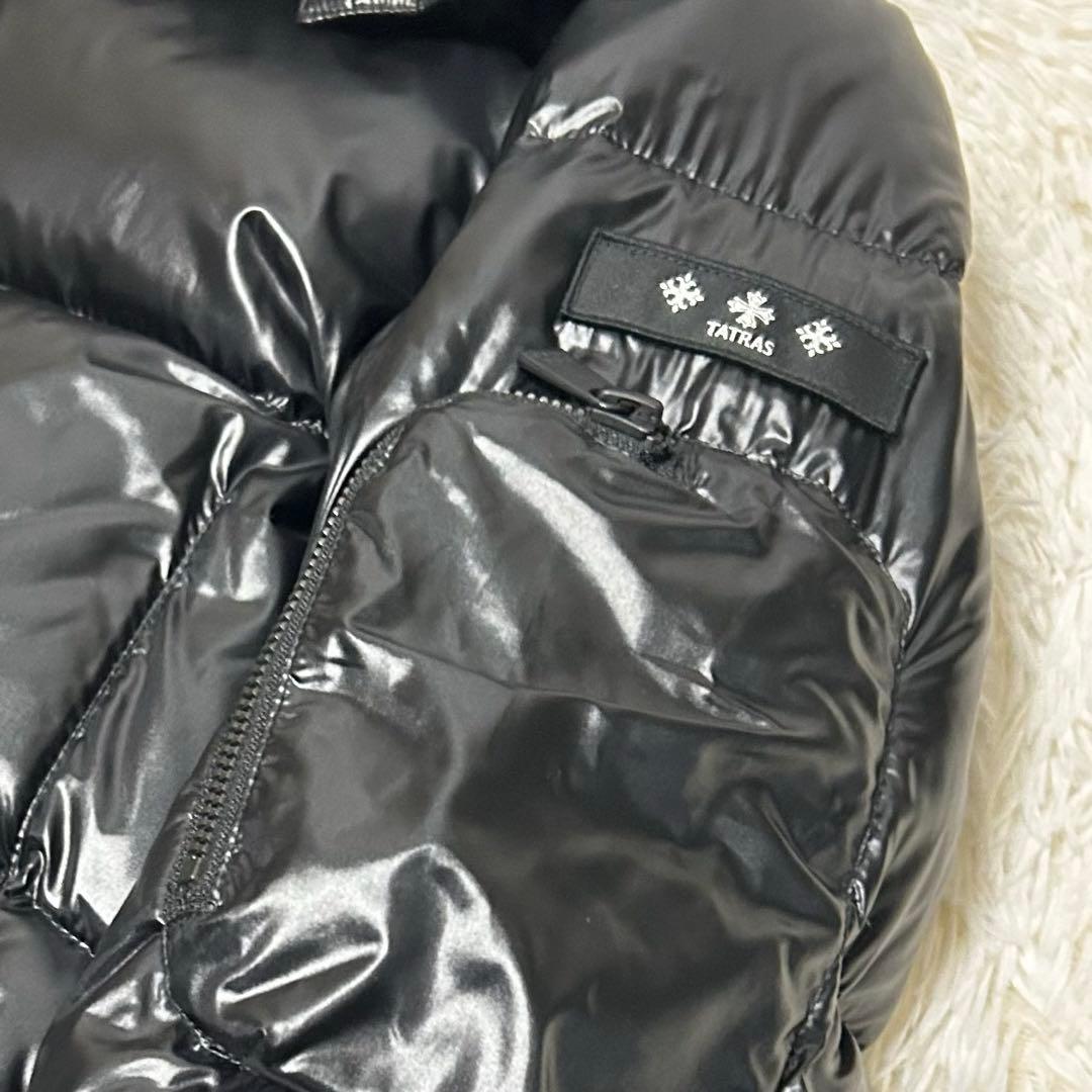 すぐ届く　未使用級極美品　TATRAS　ベルボ　ダウンジャケット　ブラック　3