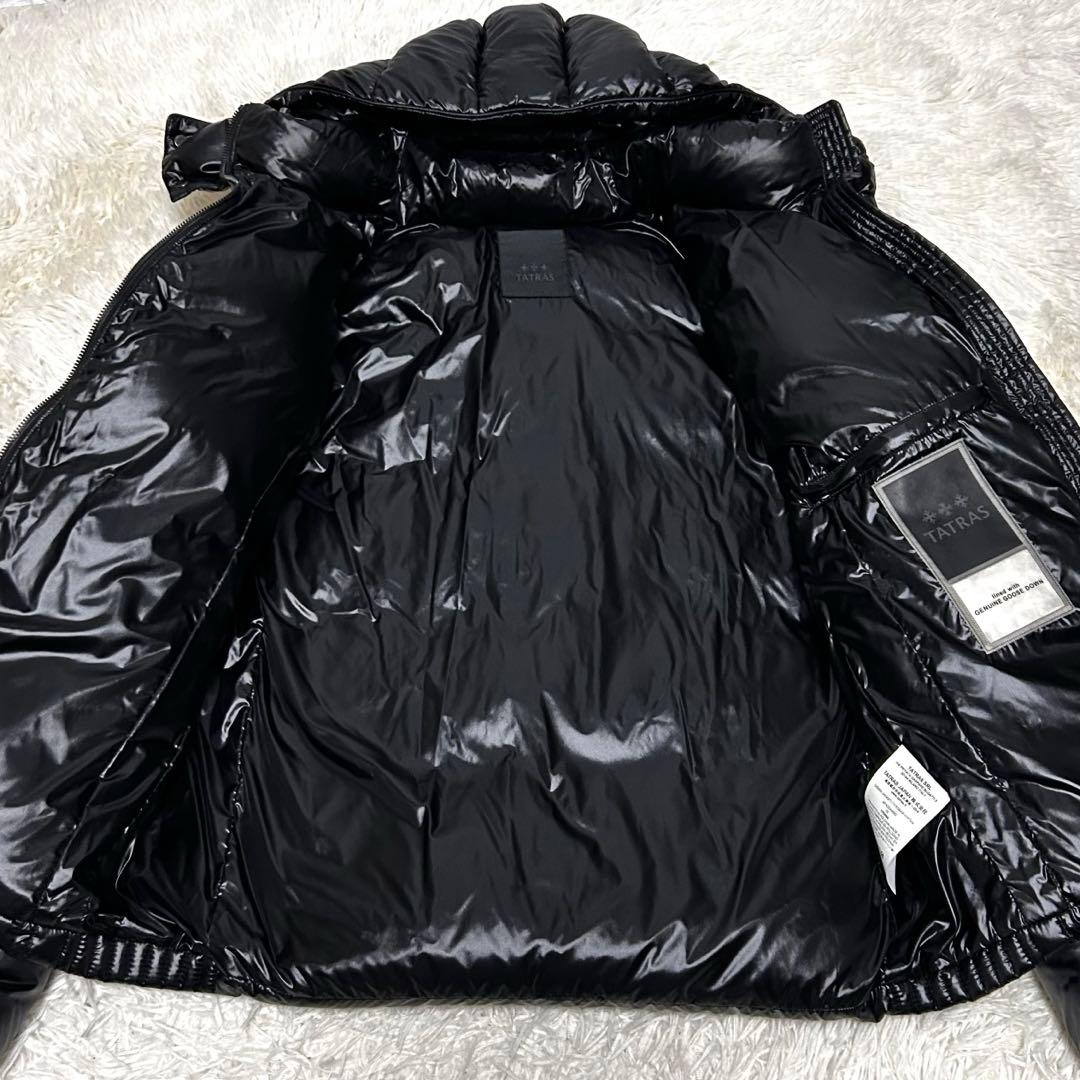 すぐ届く　未使用級極美品　TATRAS　ベルボ　ダウンジャケット　ブラック　3