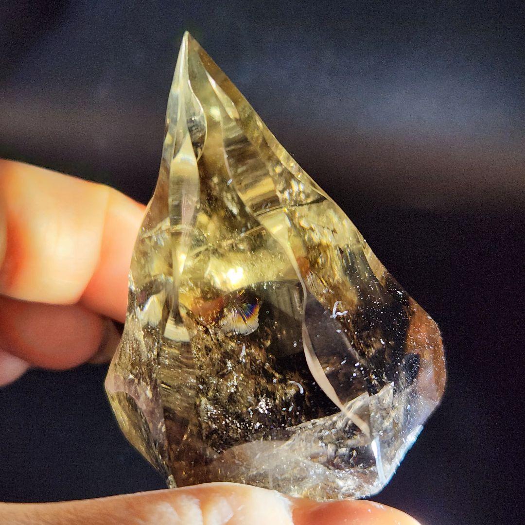 激レア！【新品】ゼウスクオーツ ★ スモーキーシトリン ★ 天然アイリス沢山