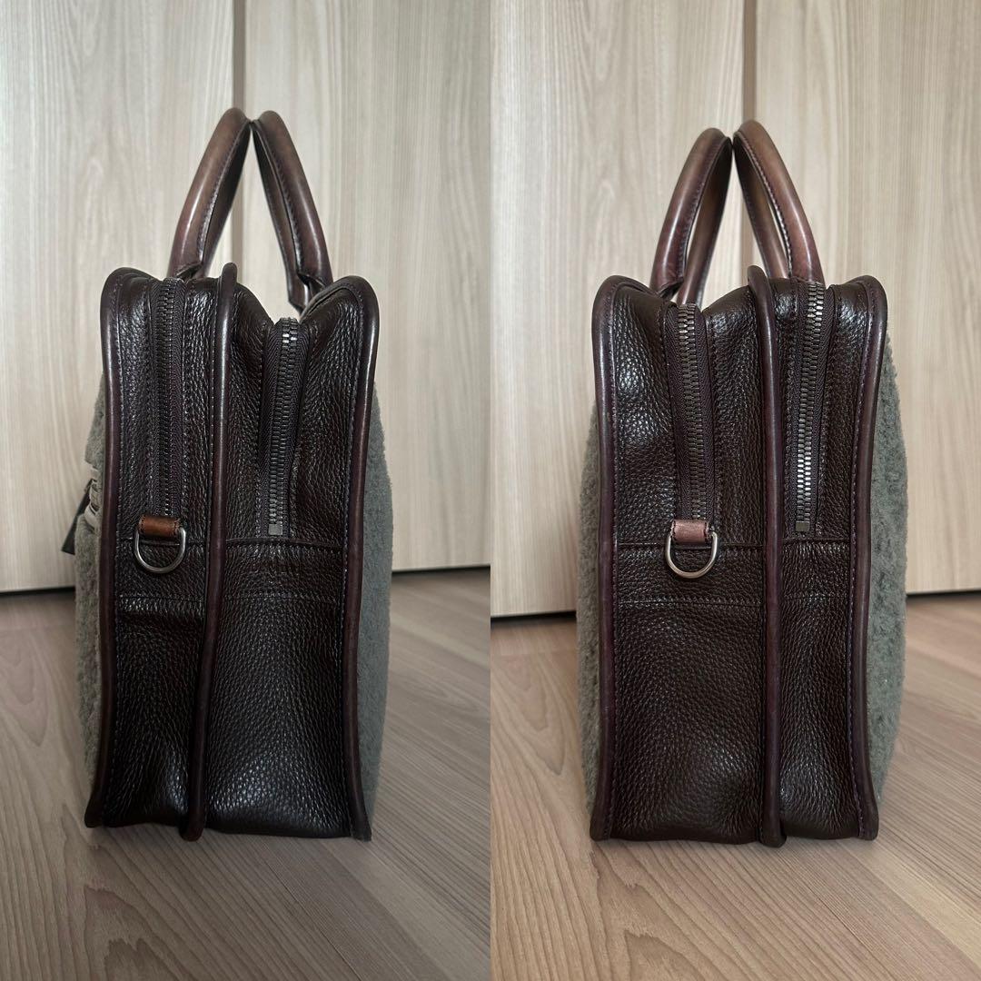 ま*つ様 特注100万円 ベルルッティ ドゥジュール シアリング レザー バッグ