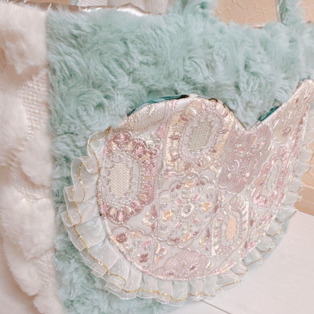 さ*ー様 コヤンイサムチョン♡新作bigうさルミちゃん薔薇ファー＆インド刺繍トー