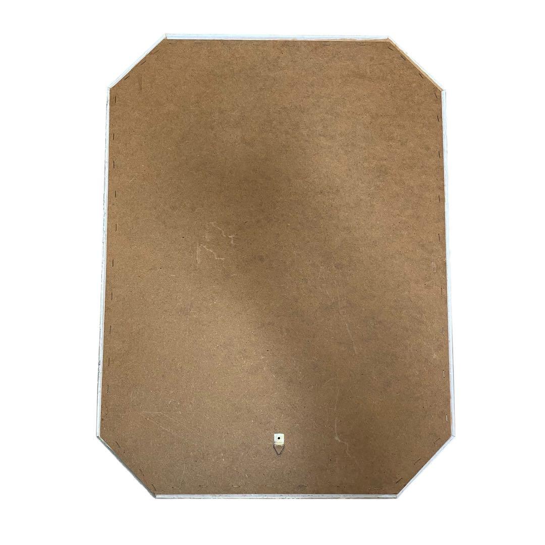 【美品】トスカーナイタリア製　八角形ウォールミラー鏡姿見ヴィンテージアンティーク