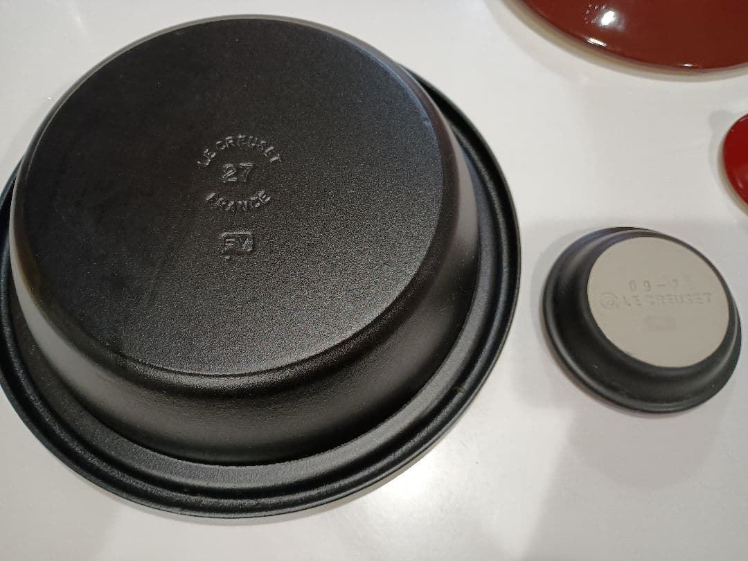 ル・クルーゼ 赤 タジン鍋 大・小セット