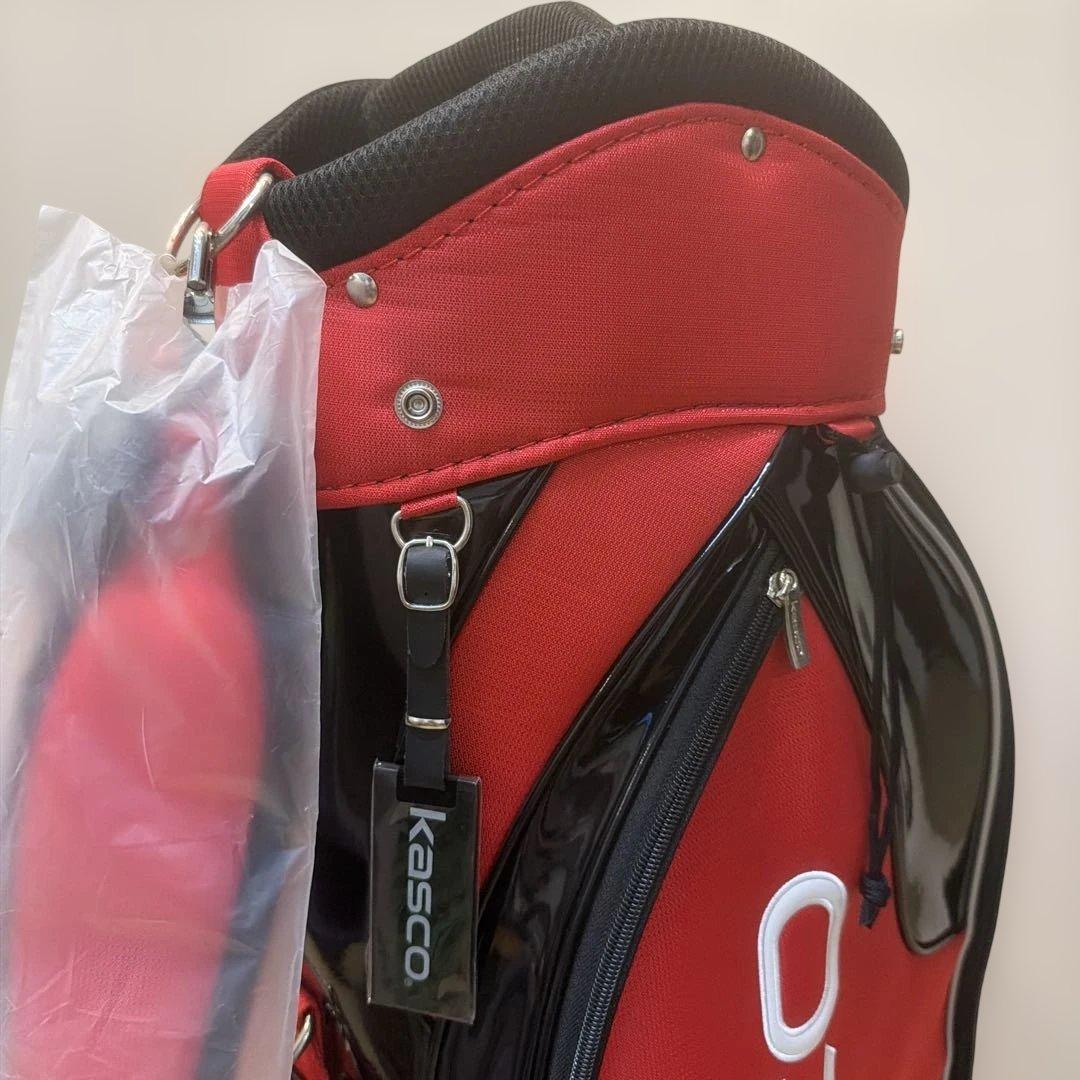 【新品未使用】Kasco キャスコ　ゴルフバッグ 赤