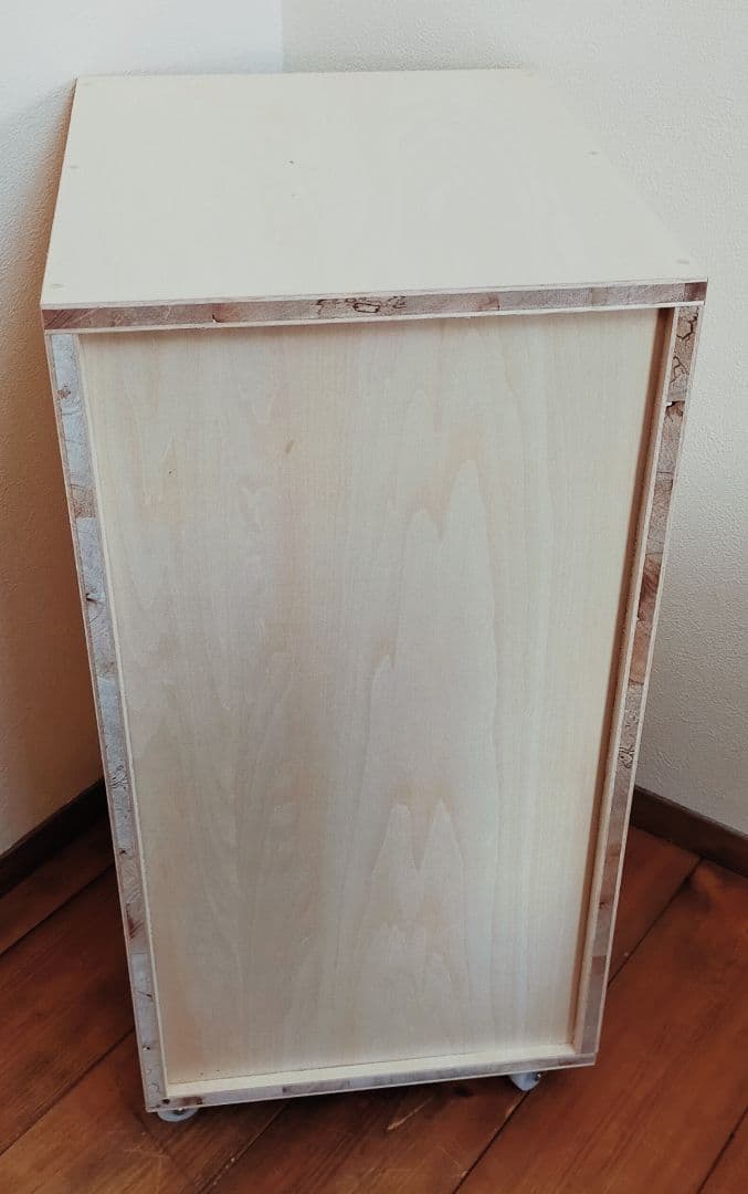 【クラフト家具】引出し収納（キャスター付）