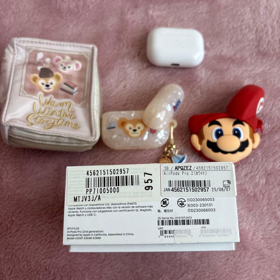 来週末までお値下げ❣️Apple AirPods Pro 2ケースカバー2個付き