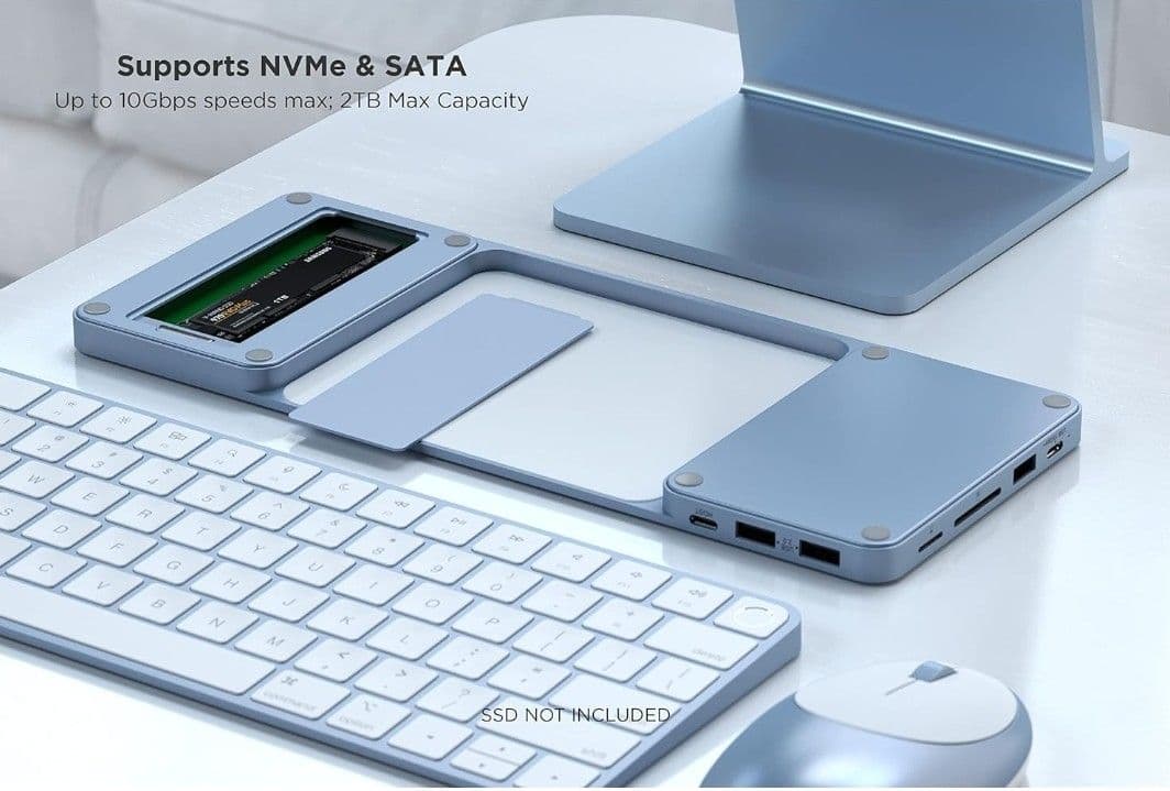 SATECHI USB C スリムデスクトップ ドック 薄型 iMac用