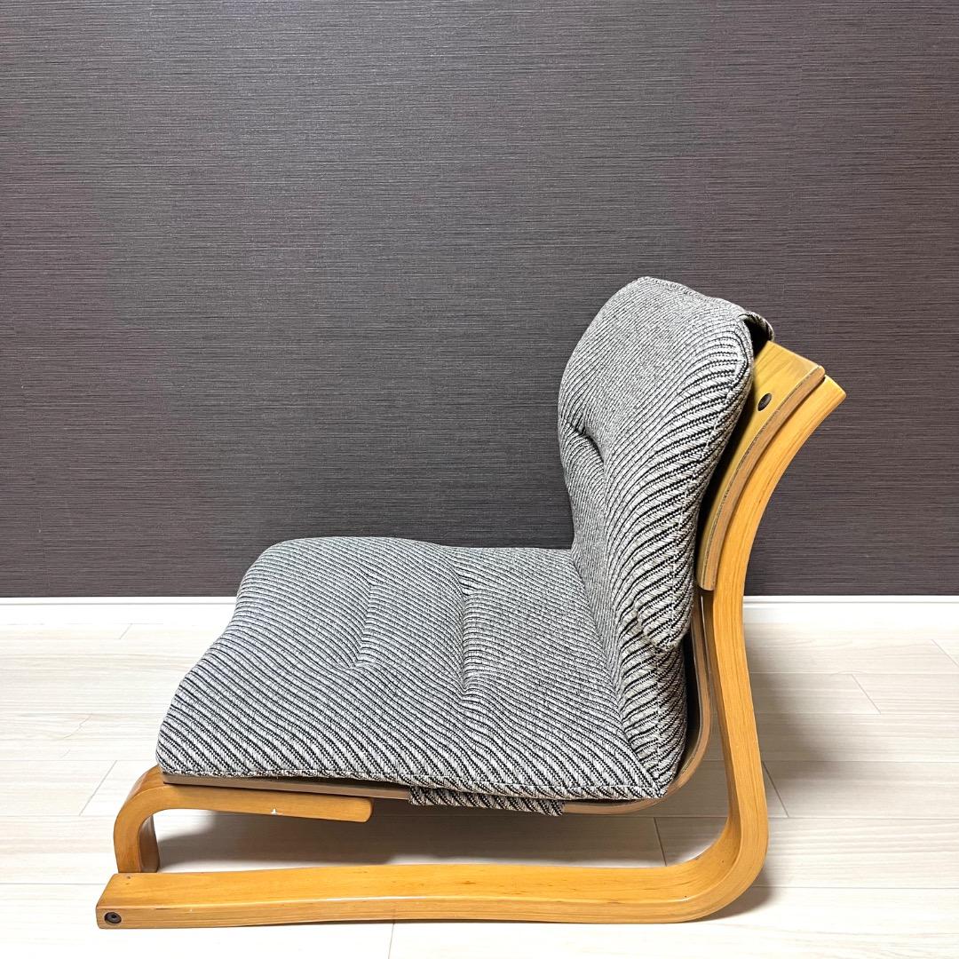 徳島県立工業技術センター 新日本木工 曲木 低座椅子　胡坐楽座椅子 腰痛防止