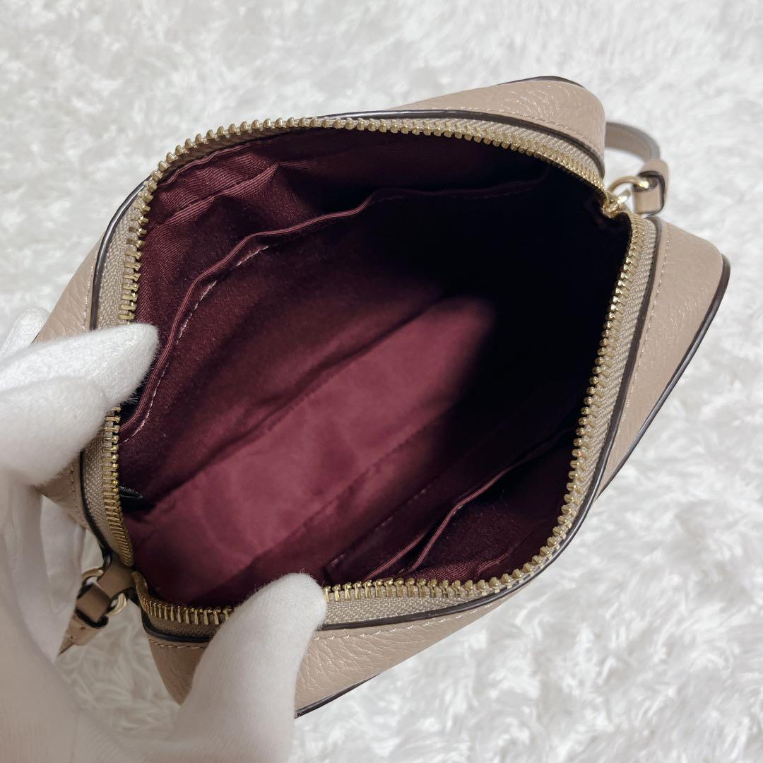 極美品✨COACH カメラバッグ ショルダーバッグ クロスボディ　ベージュ