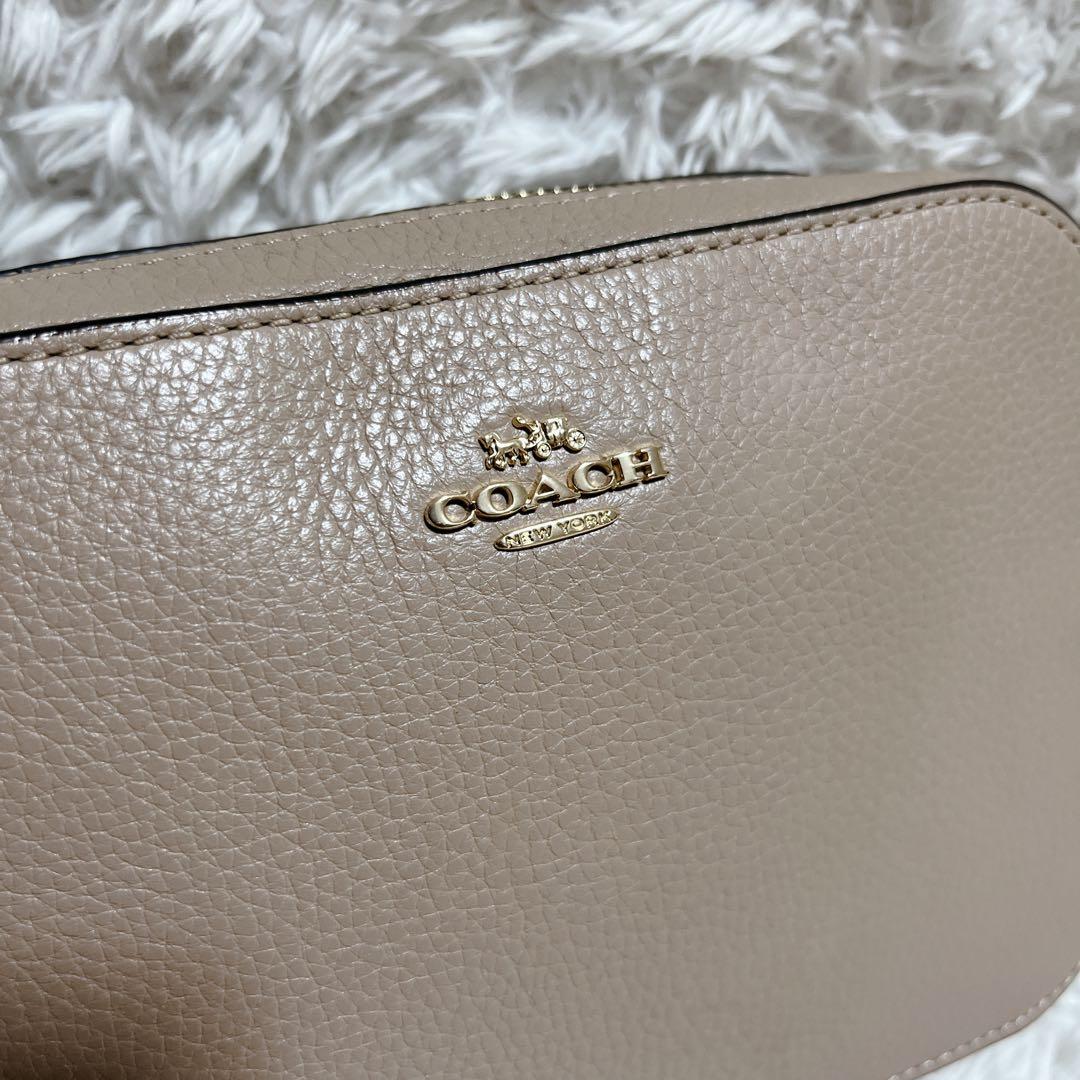 極美品✨COACH カメラバッグ ショルダーバッグ クロスボディ　ベージュ