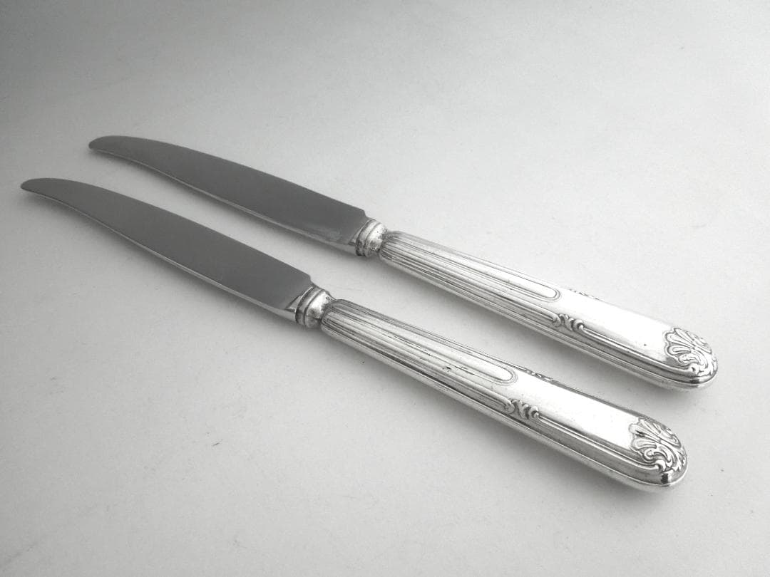 クリストフル シルバーナイフ 2本 Christofle　純銀