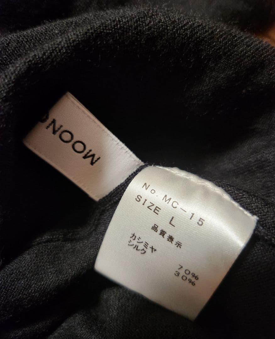 ムーンキャッスル　モックネック　カリアッジ社製　シルクカシミヤ　極美品