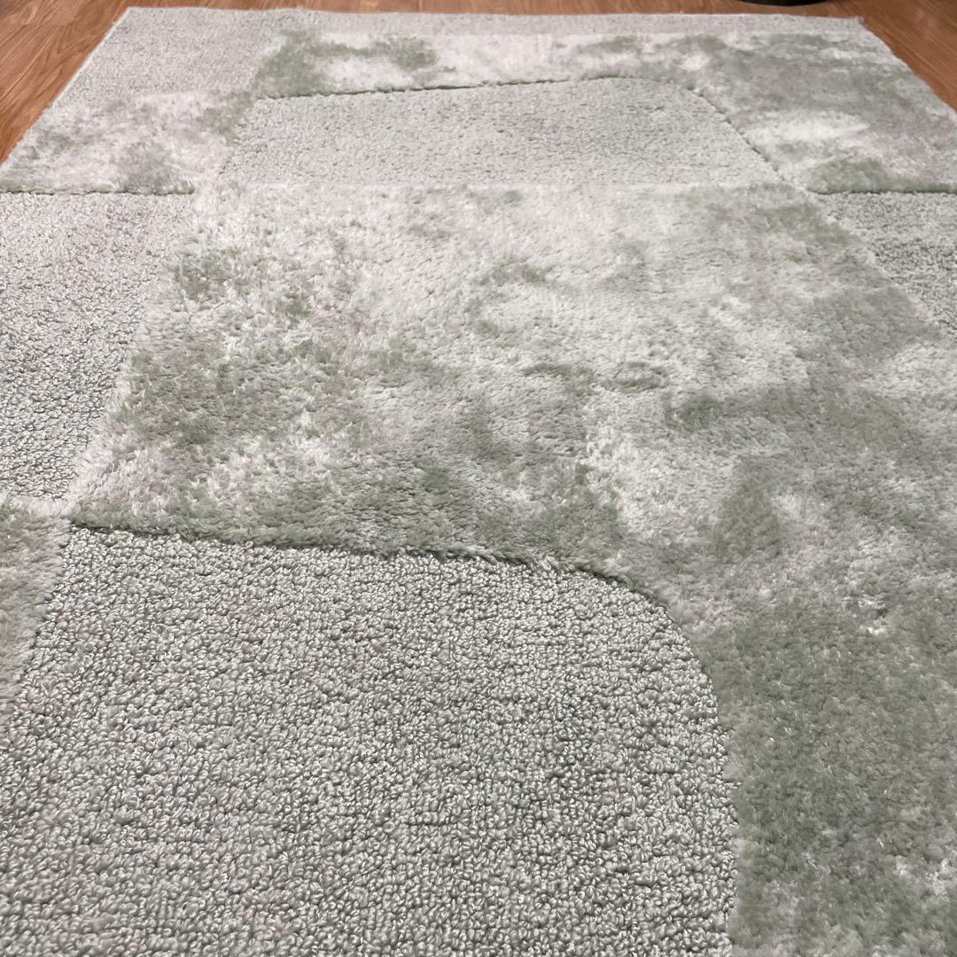 unico ラグ　EPET セージ　100×140cm