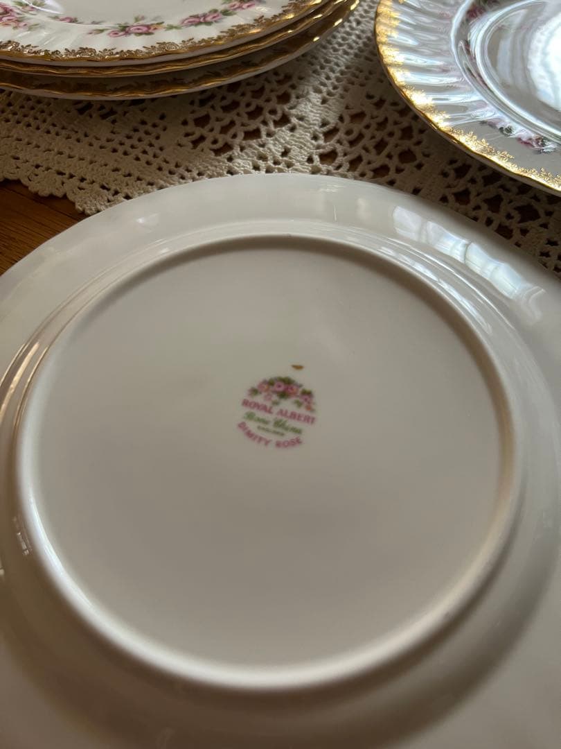 ロイヤル・アルバート ディミティローズ ケーキ皿6枚セット