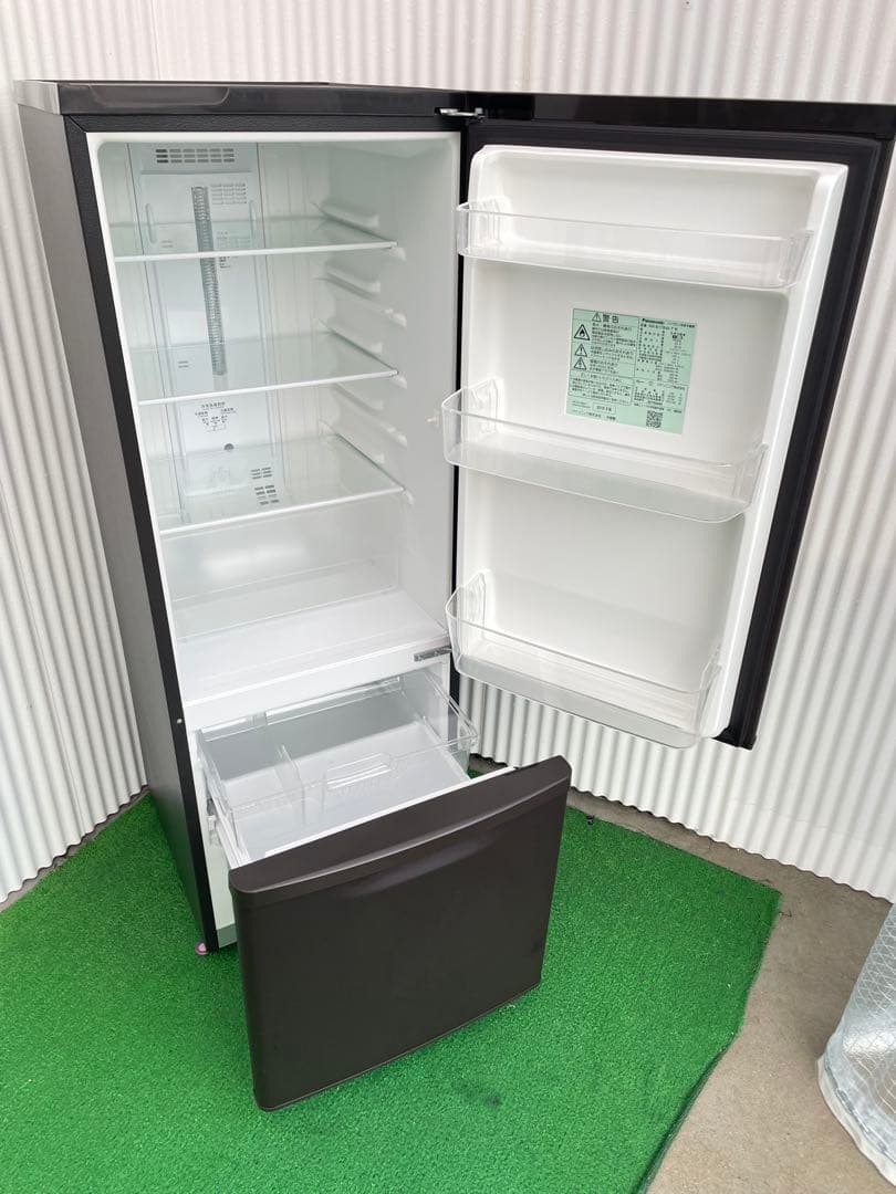 875 パナソニック 168L 大きめ2ドア冷蔵庫 マットブラウン 一人暮らし