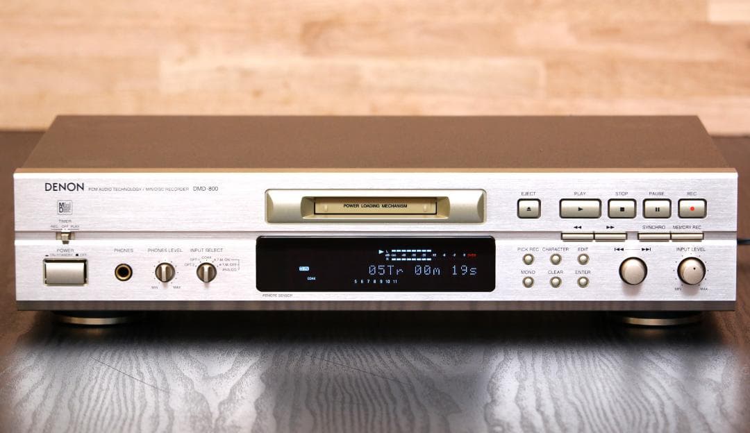 DENON DMD-800　MDプレーヤー/レコーダー　 日本製　ゴールド