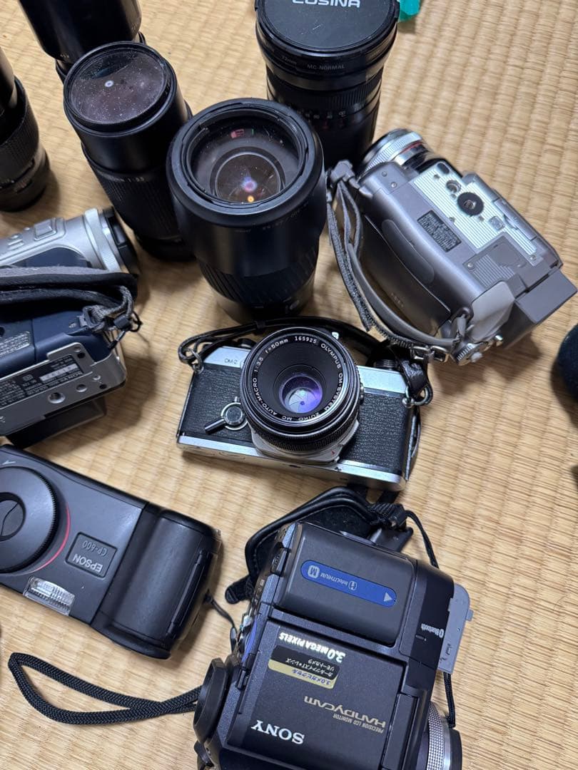 フィルムカメラとデジタルカメラセット