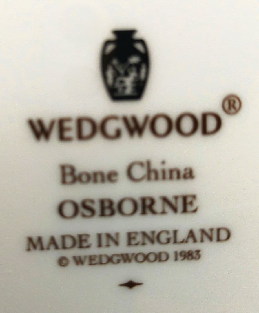 ウェッジウッド　オズボーン　27センチ6枚 ディナープレート