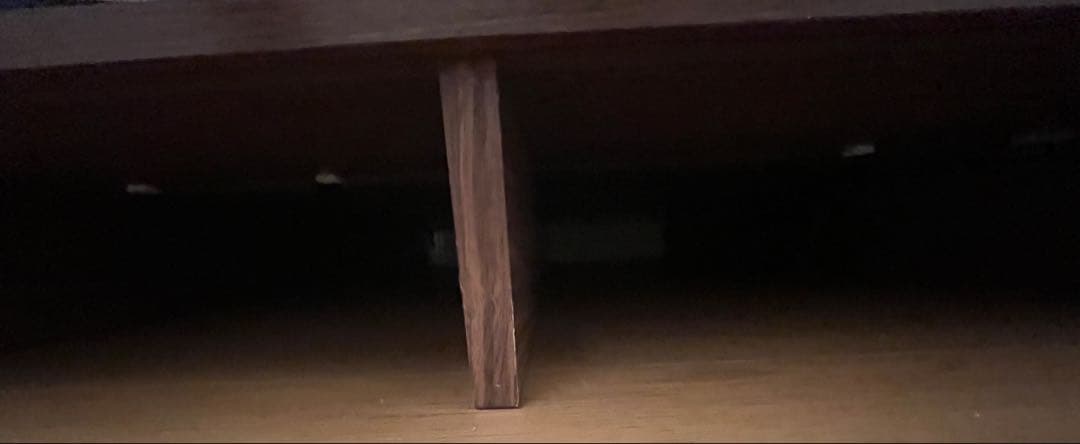 LOWYA ベッドフレーム　セミダブルサイズ　ウォルナット