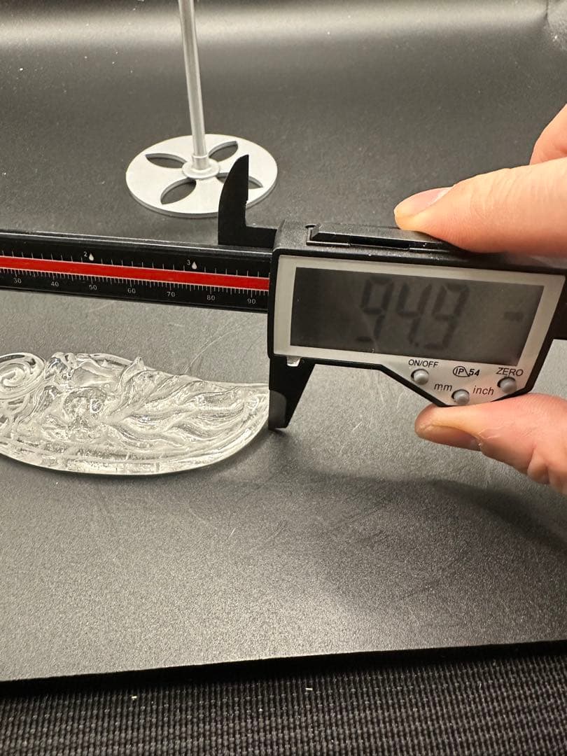 水晶　翼の置きもの（九尾）