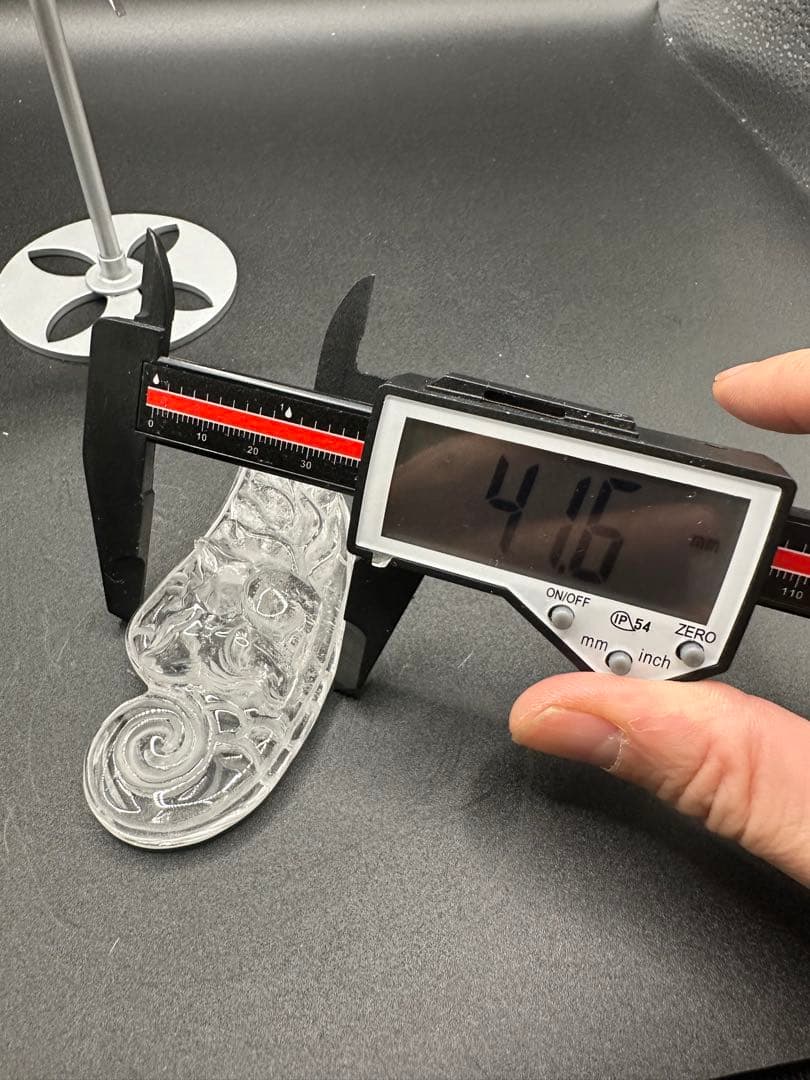 水晶　翼の置きもの（九尾）