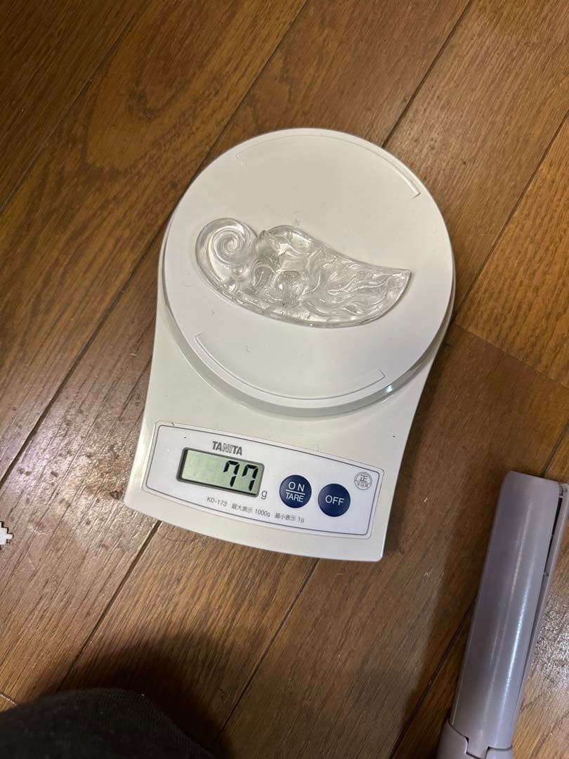 水晶　翼の置きもの（九尾）