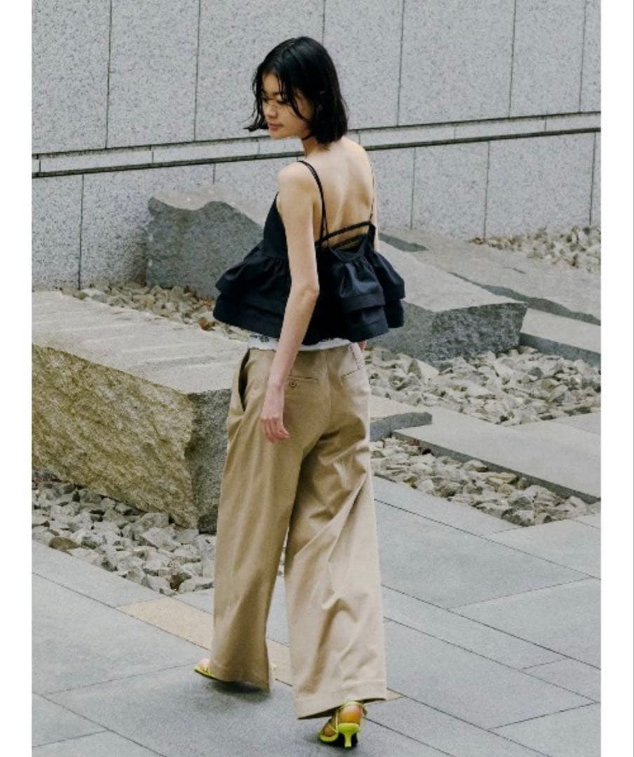 FRAY I.D ラッフルヘムデザインキャミソール