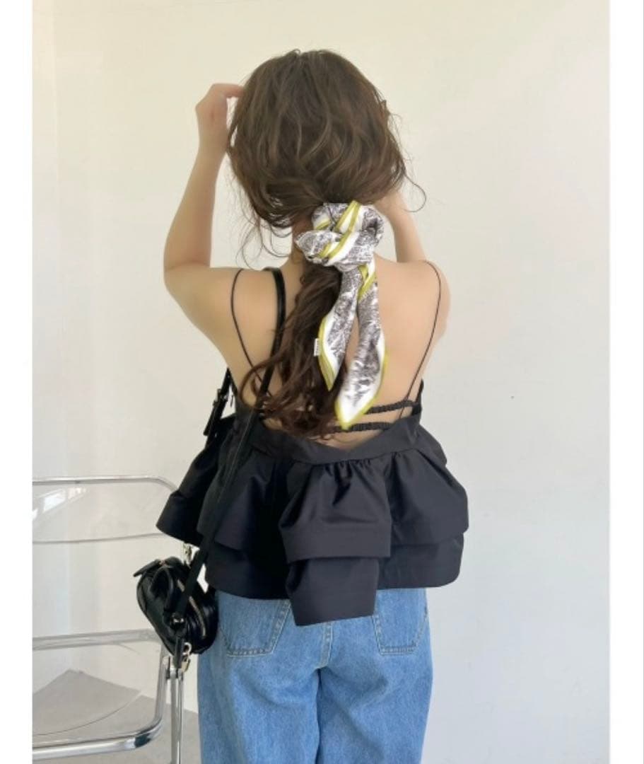 FRAY I.D ラッフルヘムデザインキャミソール